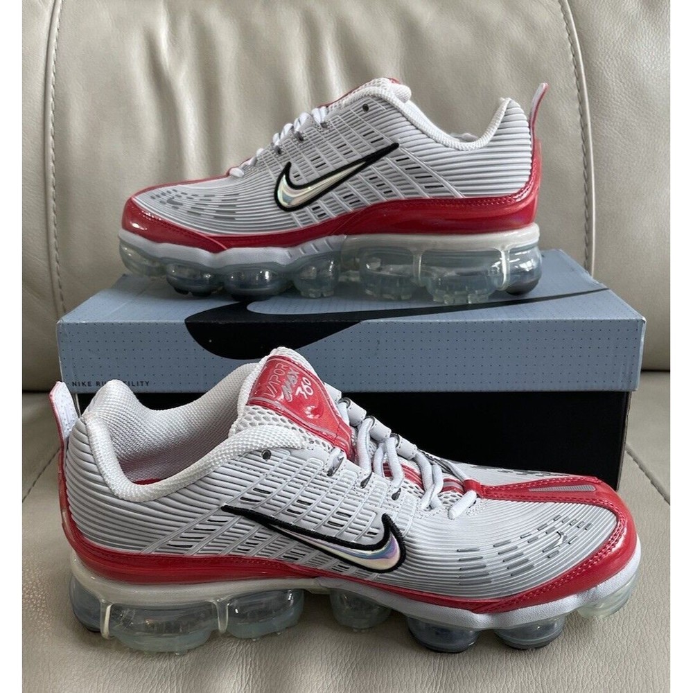 Nike Air Vapormax 360 Grey Red CK2718-002 Mens Size 8.5 New In Box